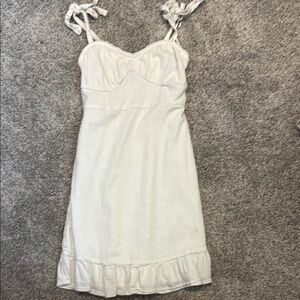 Hollister White Mini Dress